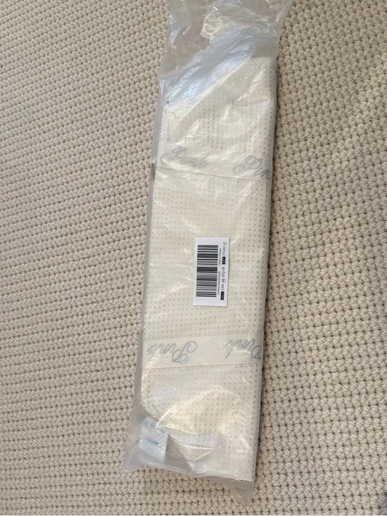 PINK Victoria's Secret Ivory Tote with Crystal Logo Straps - Picture 7 of 9